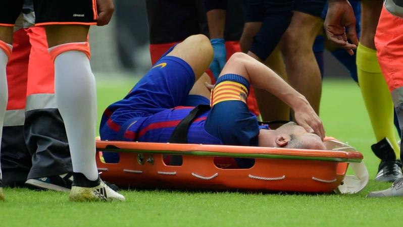 Andres Iniesta injury