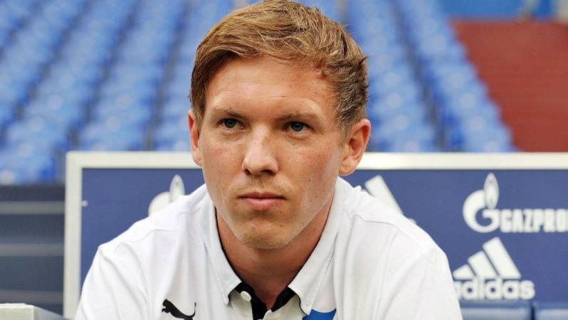 Julian Nagelsmann in a press conference. 