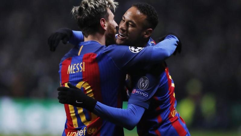 Neymar and Messi