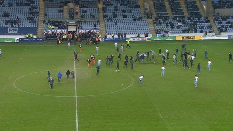 Coventry fans protest their ownership group.