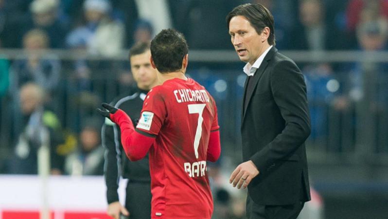 Roger Schmidt and Chicharito