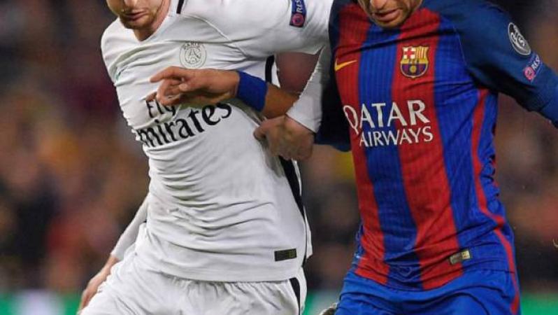 Adrien Rabiot and Neymar