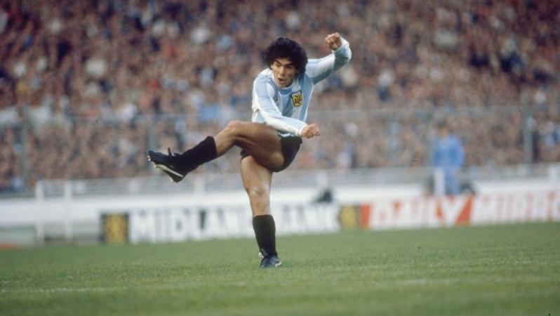 Diego Maradona en 1980