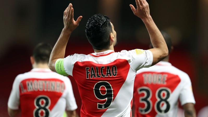 Radamel Falcao Heads In Monaco's Second Goal 