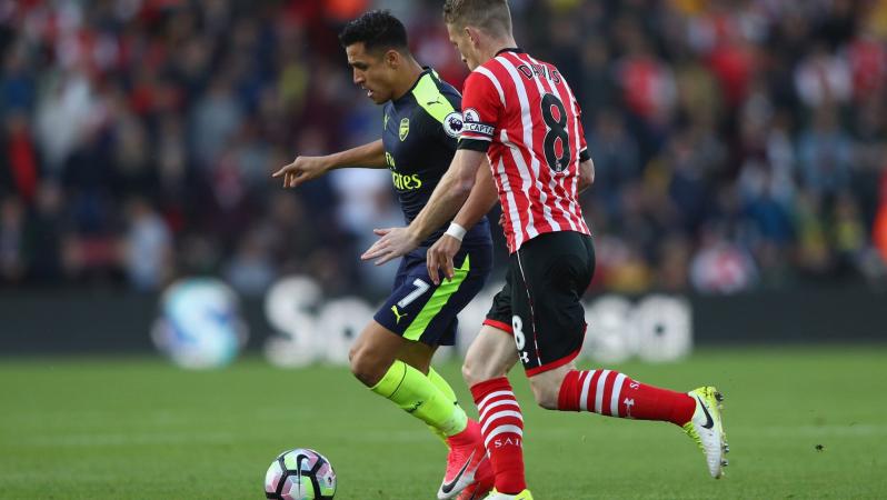 Alexis Sanchez Goal Against Southampton 