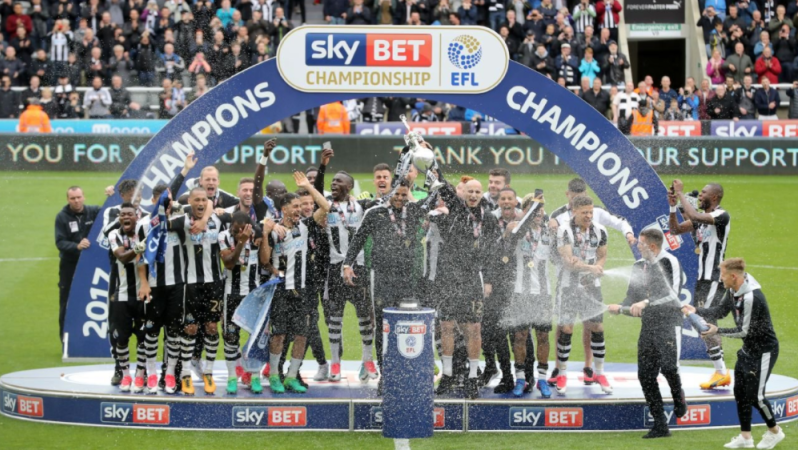 On average, how long do promoted sides stay in the Premier League?
