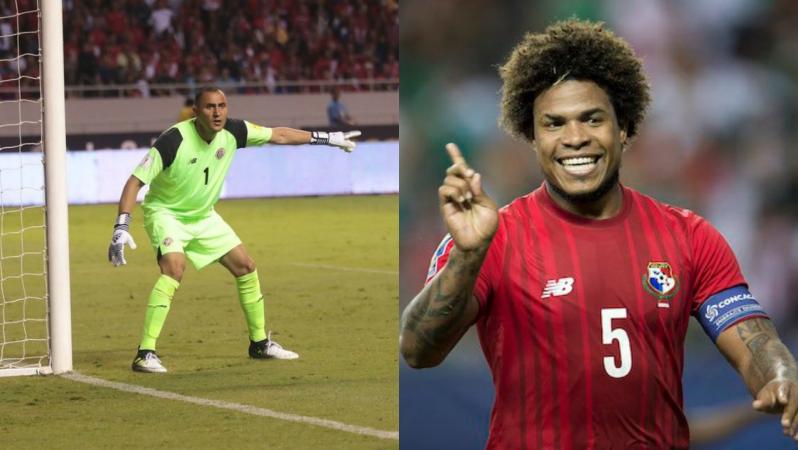 Keylor Navas and Roman Torres