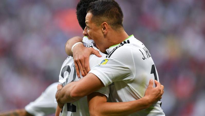 Javier Hernandez and Hirving Lozano
