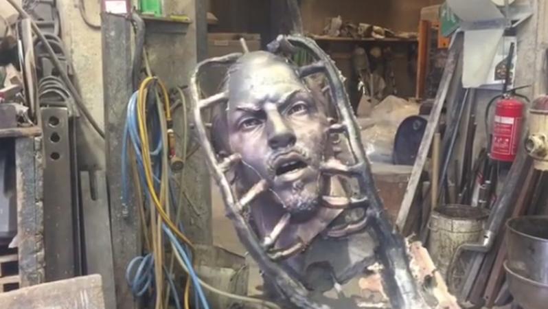 Zlatan Statue