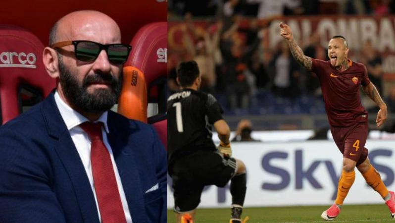 Monchi and Radja Nainggolan