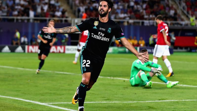 Real Madrid defeat Manchester United in UEFA Super Cup
