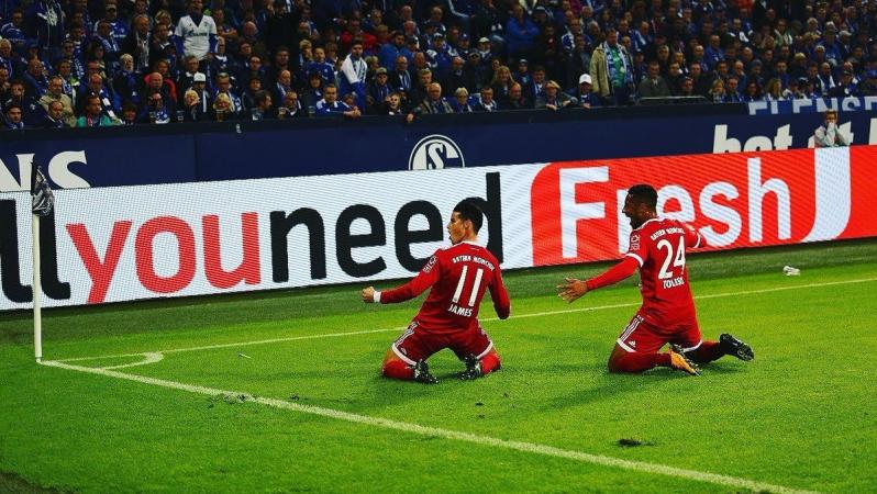 James Rodriguez first Bayern Munich goal