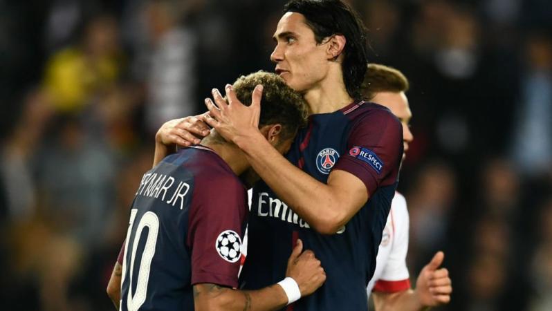 Neymar and Edinson Cavani