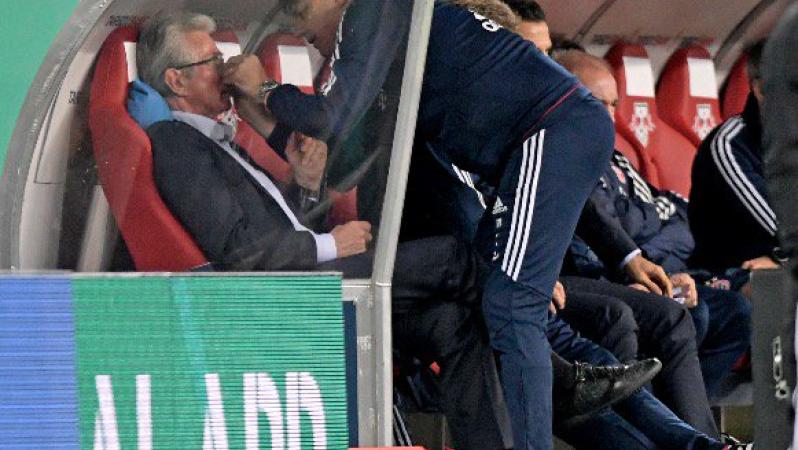 Jupp Heynckes nose bleed