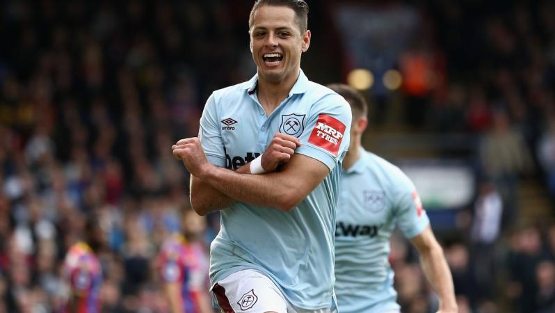 Chicharito goal vs Crystal Palace