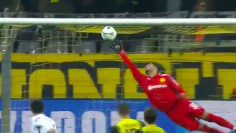 Roman Burki save vs Tottenham
