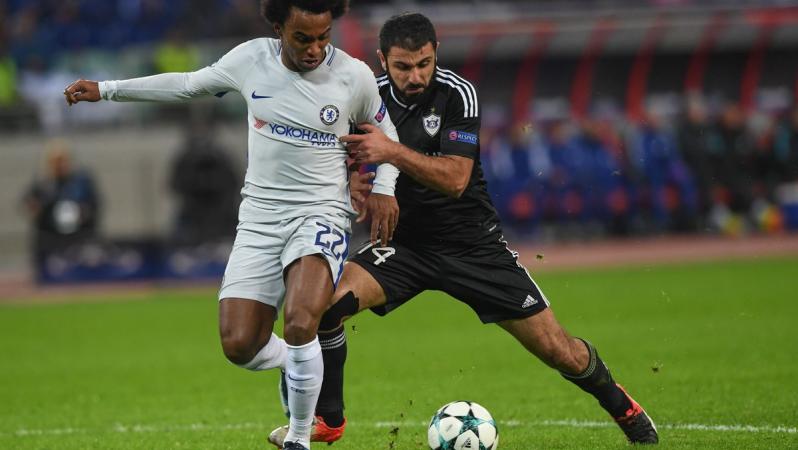 Chelsea second goal vs. Qarabag