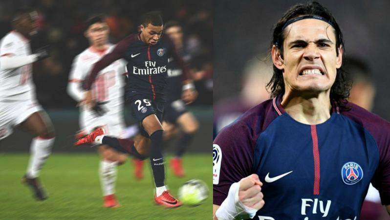 Edinson Cavani goal vs Caen
