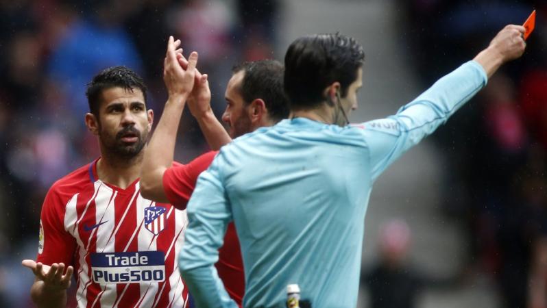 Diego Costa red card