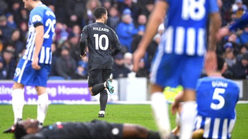 Eden Hazard goals vs Brighton