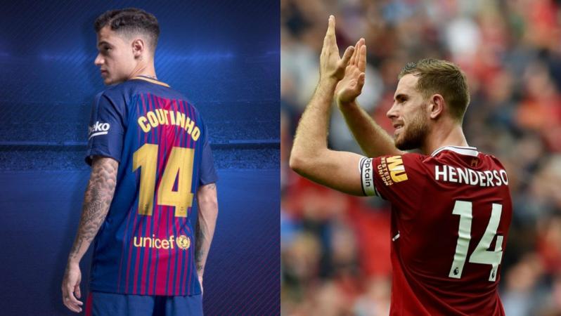 Philippe Coutinho and Jordan Henderson