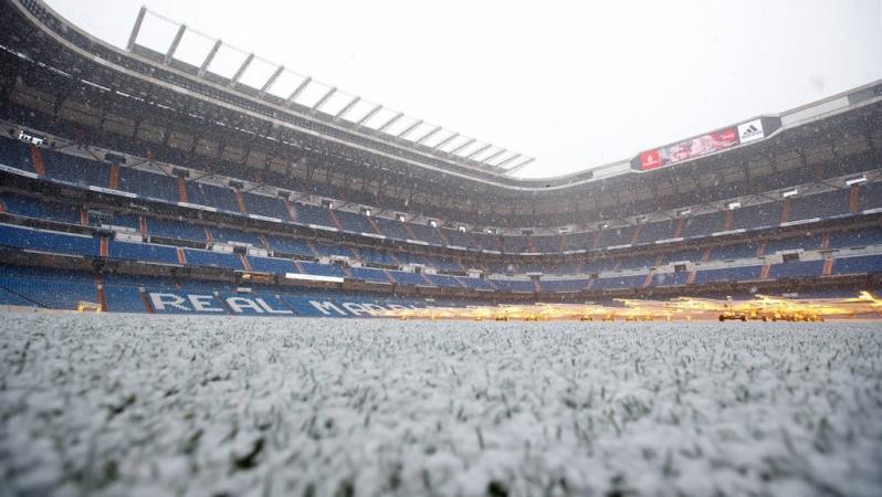Real Madrid snow