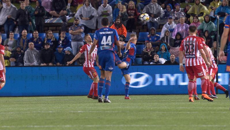 Riley McGree scorpion kick goal