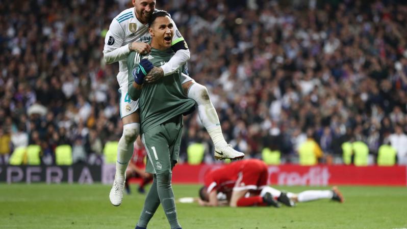Keylor Navas saves vs Bayern Munich