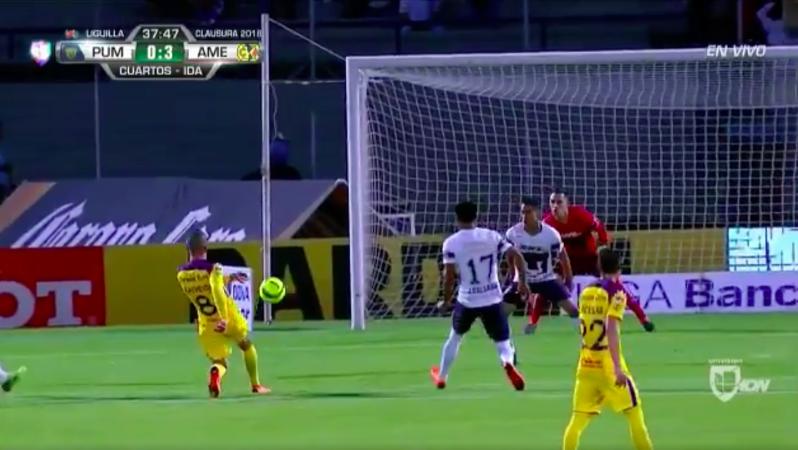 Mateus Uribe goal vs Pumas