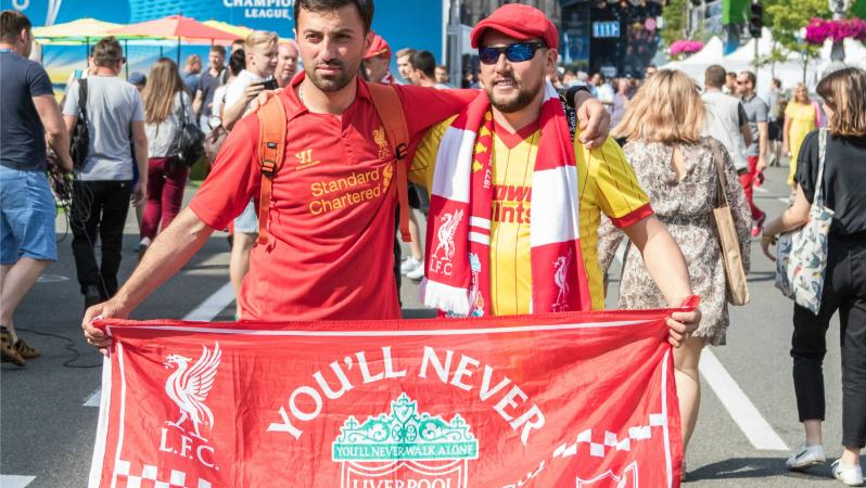 Liverpool and Real Madrid Fans