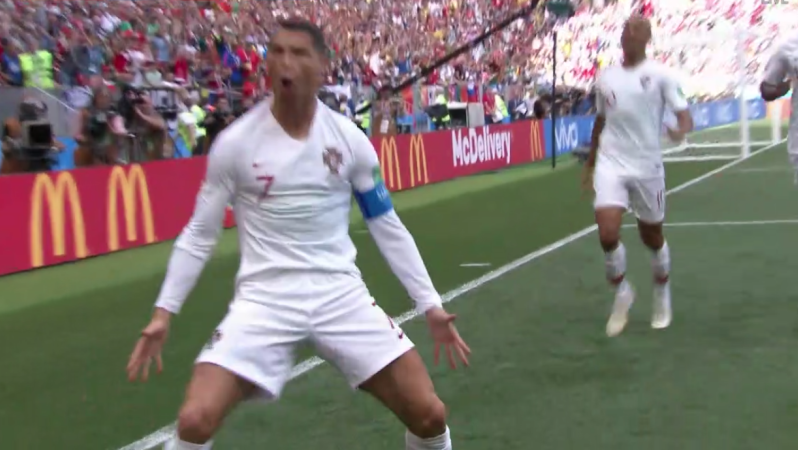 Ronaldo Goal Vs Morocco