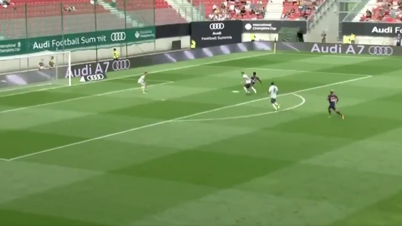 Weah Goal vs Bayern Munich