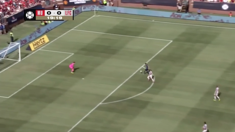 Juan Mata Touch Vs Liverpool