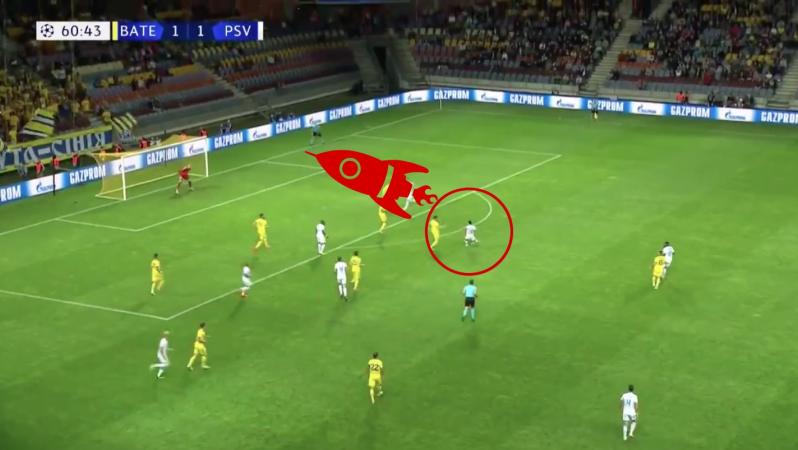 Chucky Lozano Champions League Goal