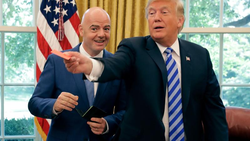 Donald Trump Gianni Infantino