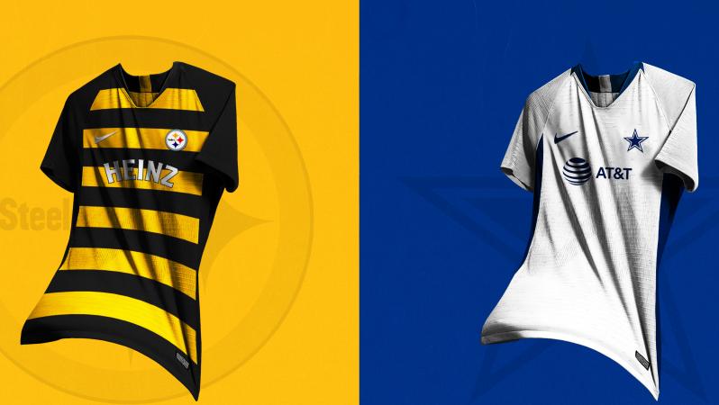Al 32 NFL Teams Soccer Jerseys