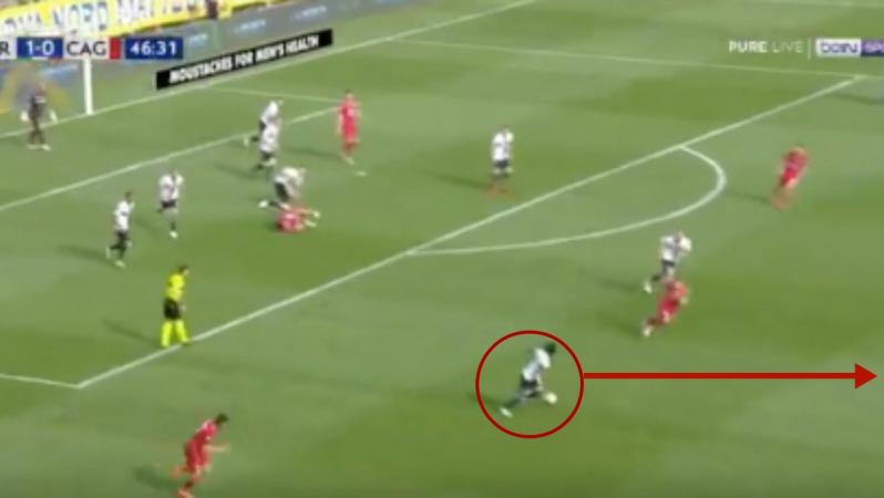 Gervinho Parma goal vs Cagliari