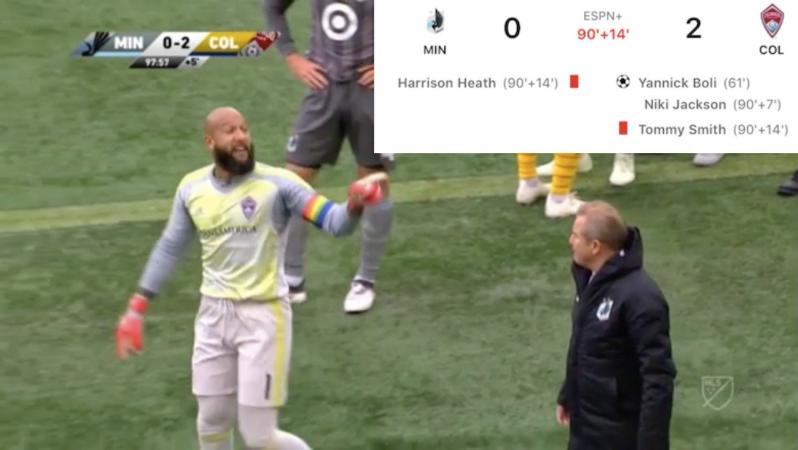 Minnesota Colorado fight