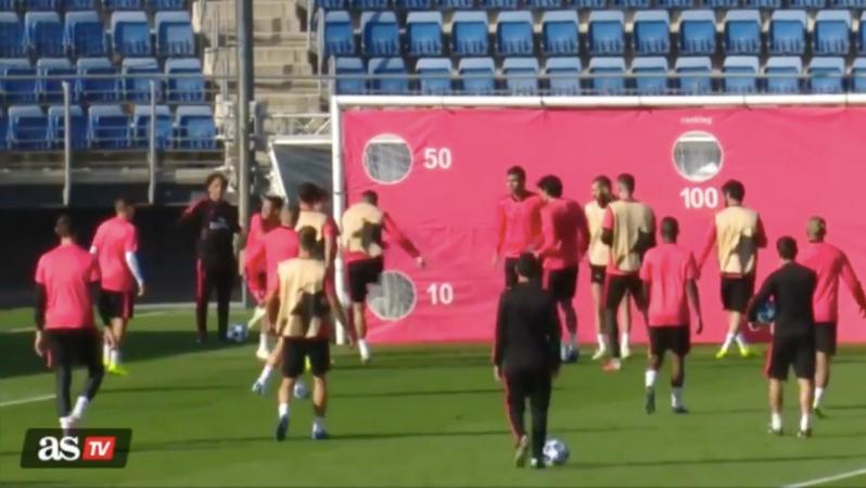 Sergio Ramos training ground fight