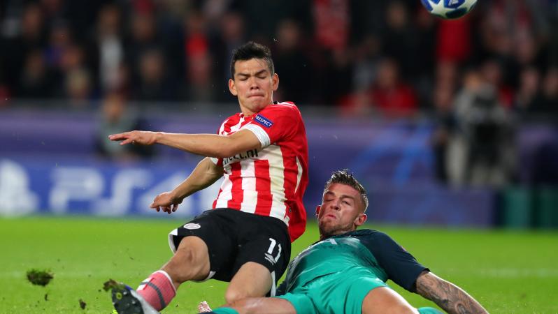 Lozano Goal vs Tottenham