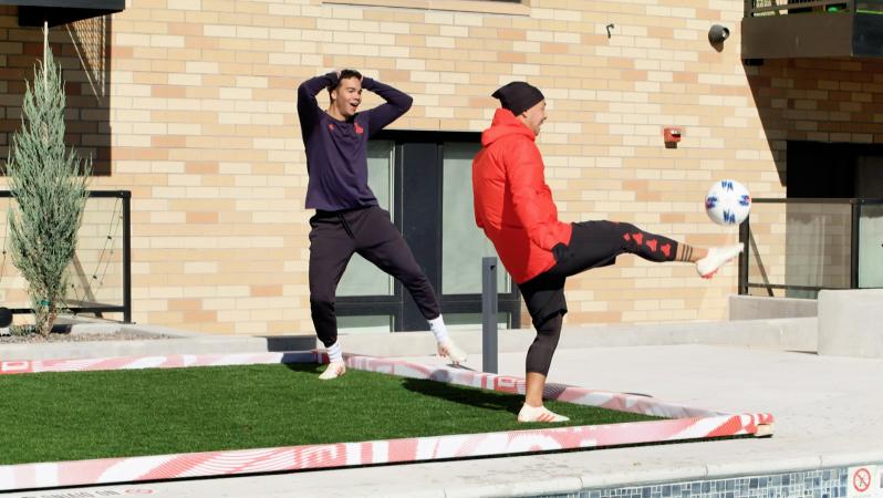 Jayzinho receives the ball from 60 yards out in the new adidas COPA 19