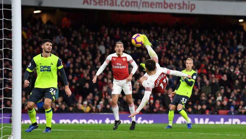 Lucas Torreira Goal vs Huddersfield