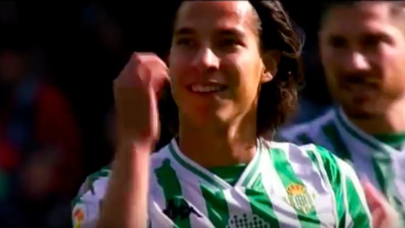 Diego Lainez Betis debut