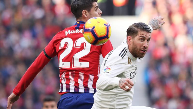 Alvaro Morata Chip vs Real Madrid