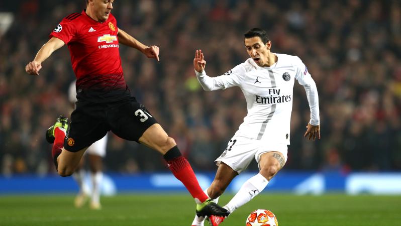 Ashley Young Challenge On Di Maria