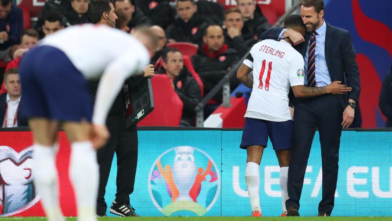 Raheem Sterling Celebration vs Czech Republic