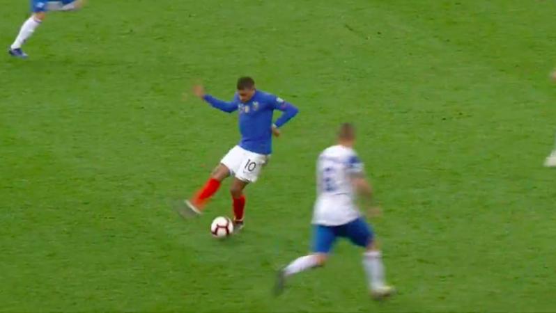 Kylian Mbappe assist to Antoine Griezmann