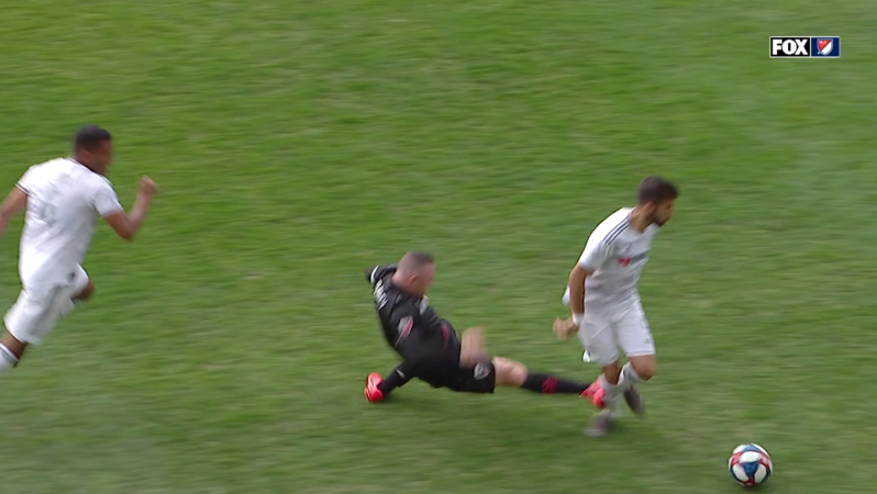 Rooney Red Card vs LAFC