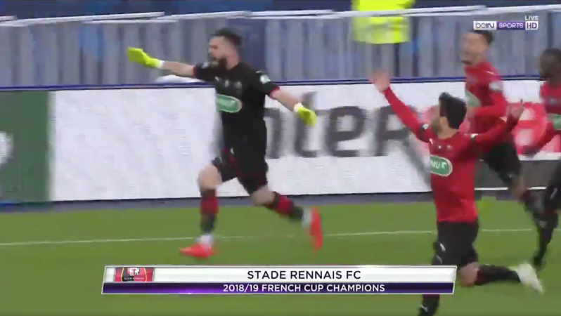 Neymar goal vs Rennes