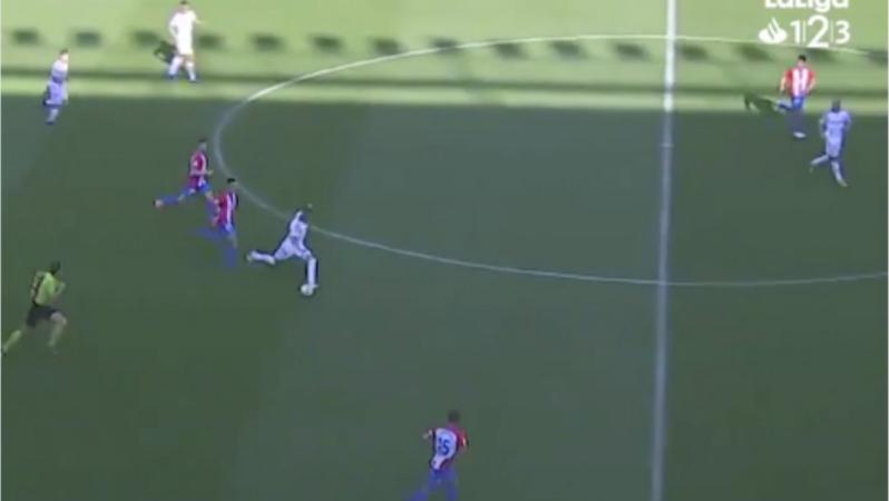 Javier Acuna goal from halfway line